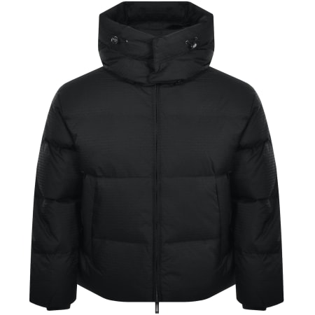 競売 Emporio Menswear Mainline | Black Jacket Padded Armani ジャケット・アウター